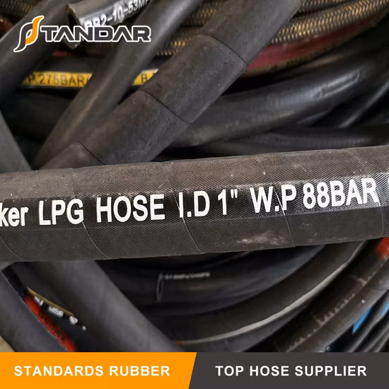 Tubo flessibile flessibile per trasferimento gas GPL idraulico in gomma flessibile ad alta pressione Coleman Propano marino