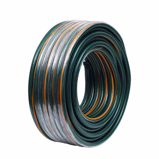 Tubo flessibile per tubo dell'acqua in nylon rinforzato con fibra intrecciata flessibile in PVC