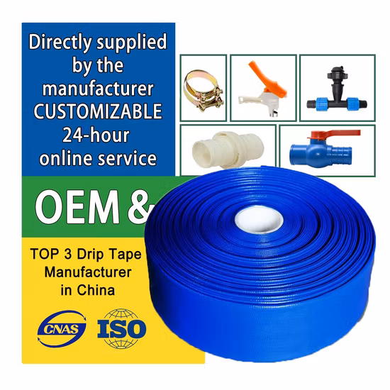 Tubo flessibile in PVC blu e arancione, tubo flessibile per irrigazione